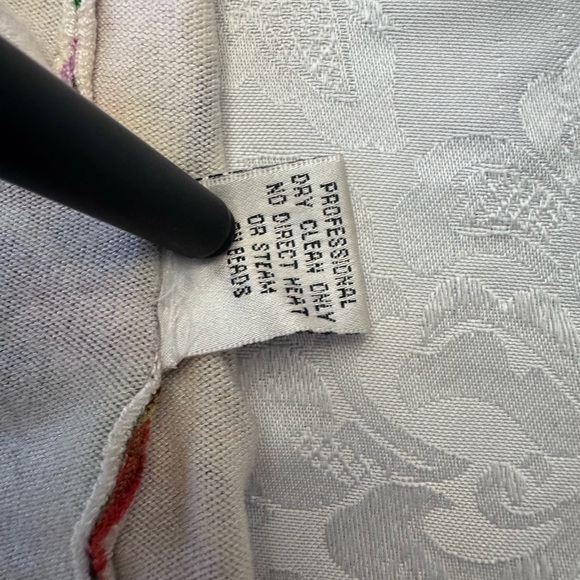 Cache Sz S Y2K Beaded Tropical Tank top Scoop Neck Hibiscus Floral Bold Mob Wife - Picture 9 of 13